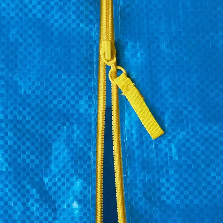 High quality promotional Frakta eco friendly custom gravure printing laminated pp woven bag with zipper length handle