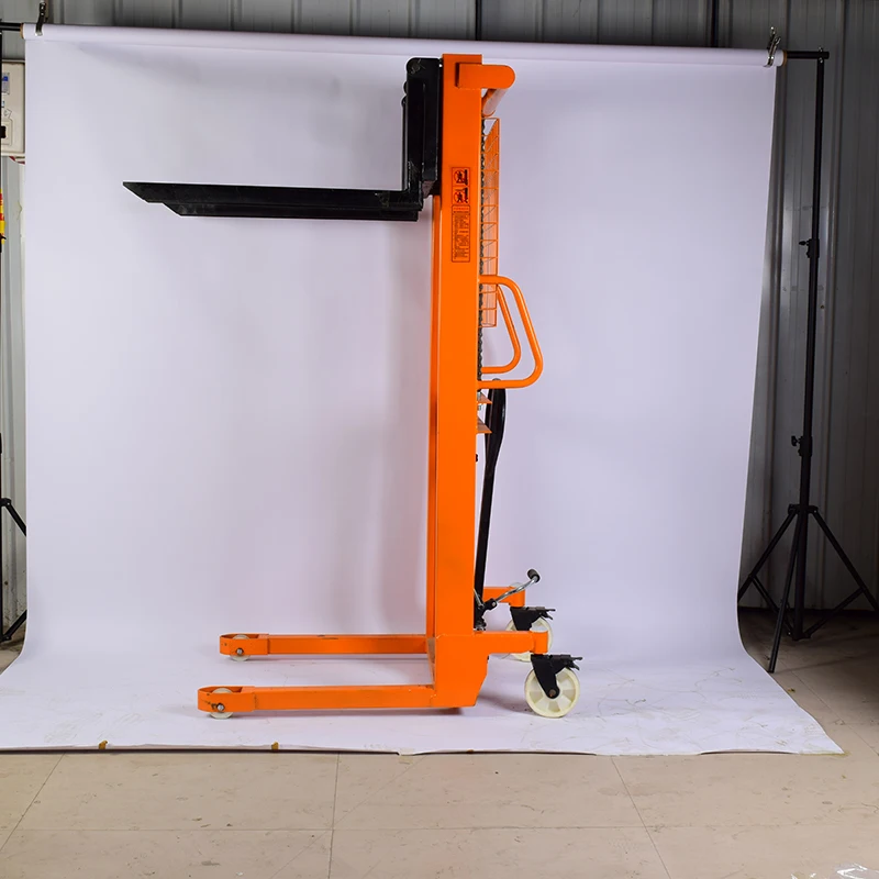 Manual Stacker Hydraulic Forklift Trucks Hydraulic Hand Operated Forklift Lifting Tools And Equipment