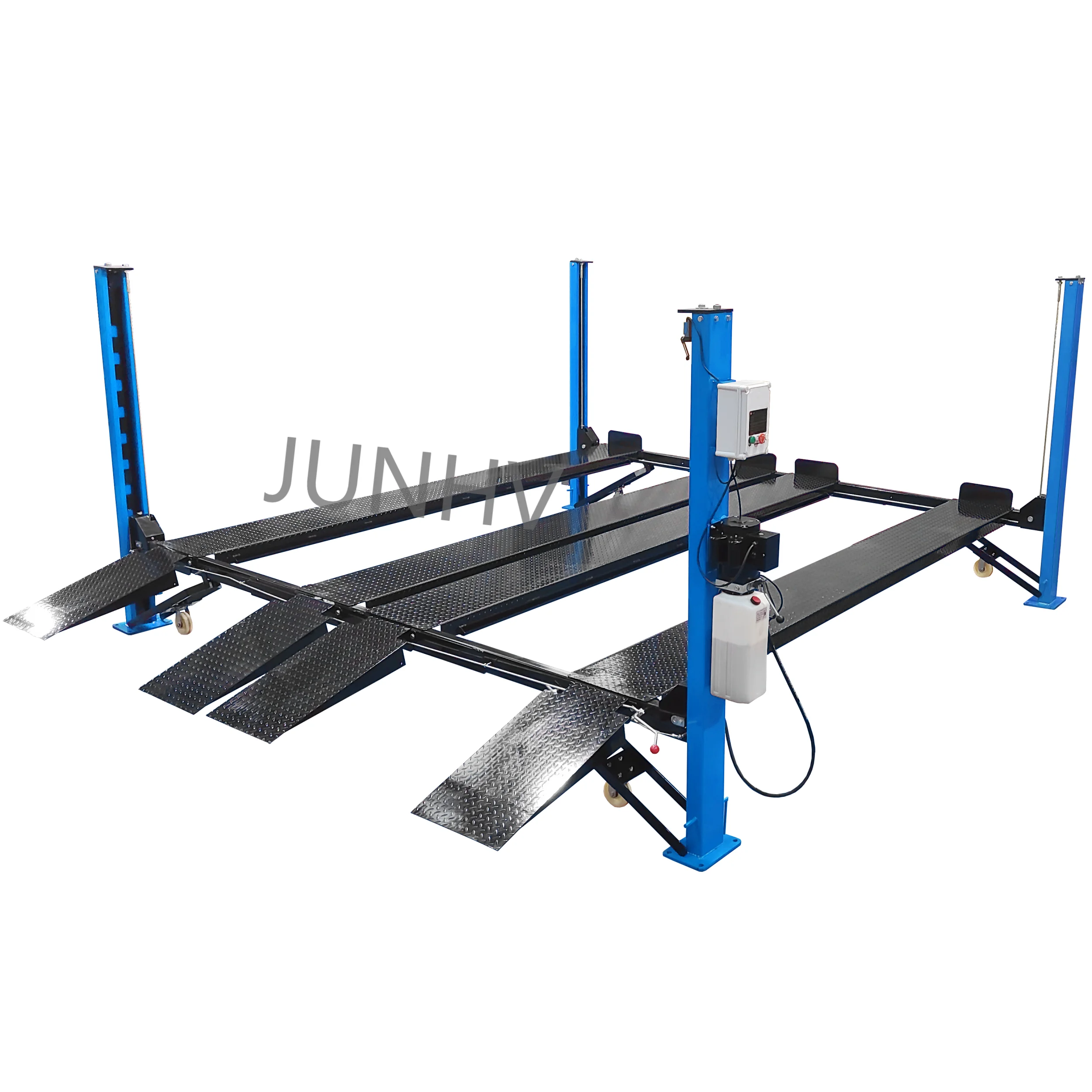 CE certified double wide safe quality 4 post parking lift car lift