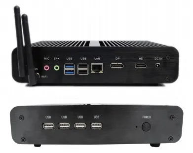 Newest 12th gen i7 business computer desktop  Intel Core i7 1255U 10 cores 2500M fanless linux mini pc 4K player 64gb for school