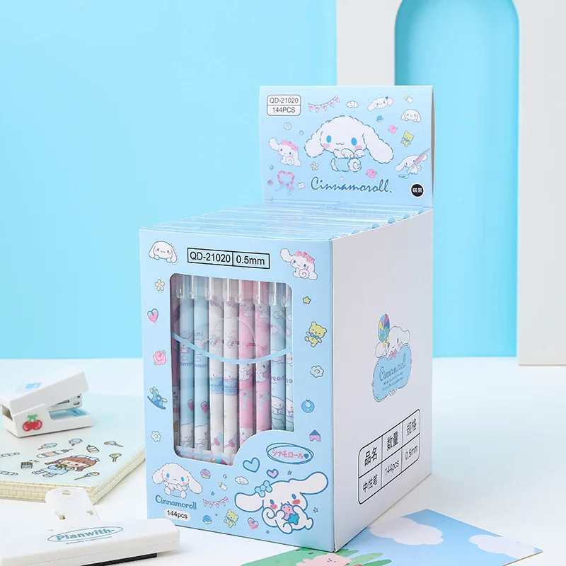 Cute Little Elf Straight Pole Erasable Neutral Pen Cartoon Shaped Pullover Pen Gift Pen Creative Student Stationery