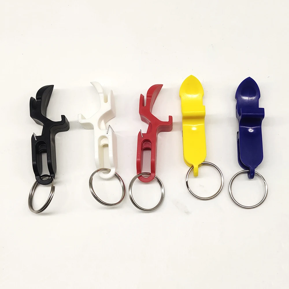 2024 CHUFENG  Beer bottle opener ABS Can Opener 4 in 1 Key chain  beer shotgun tool