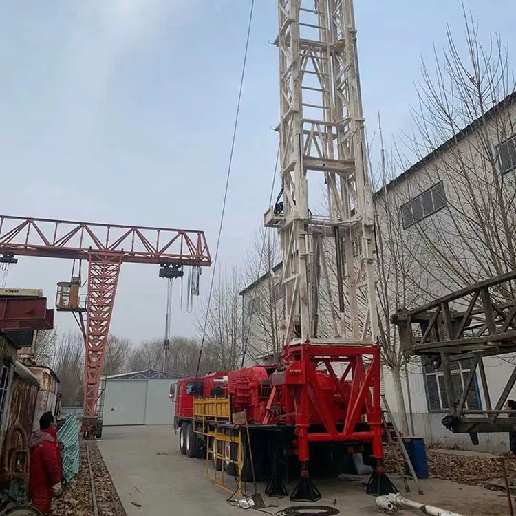 xj 550 drilling rig workover drilling rig truck mounted mining drill rig