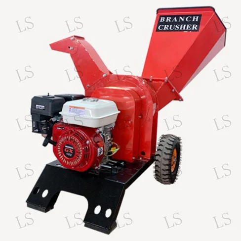 Branch crushing Mobile diesel high-power pulverizer Branch less than 10cm Electric diesel branch crusher