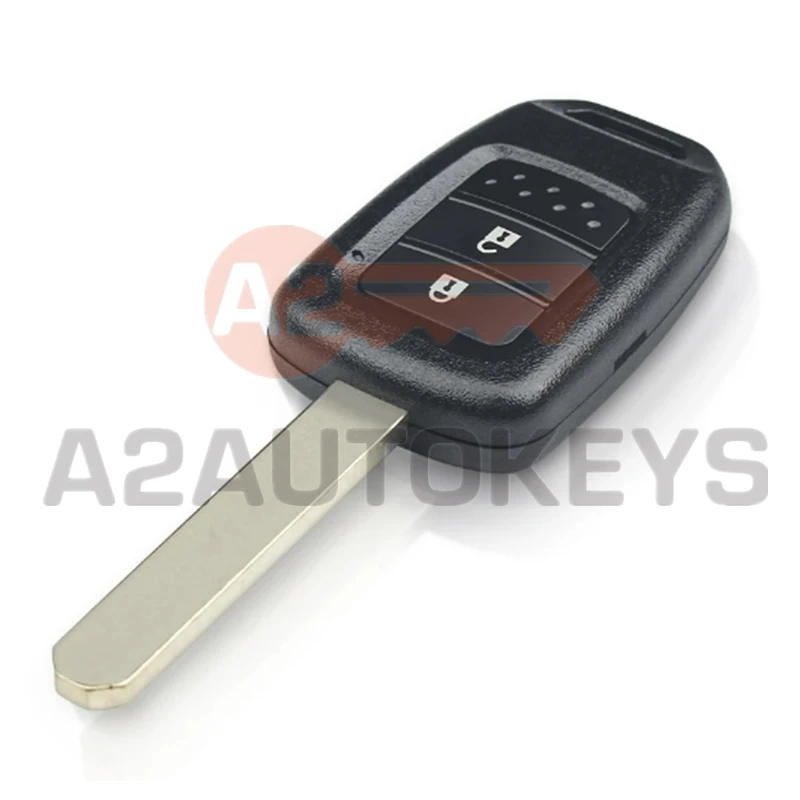 A2AUTOKEYS For Honda Brio Mobilio 2015 2016 Remote Car Key 2 Buttons 433Mhz Auto Smart Remote Car Key with 46 Chip