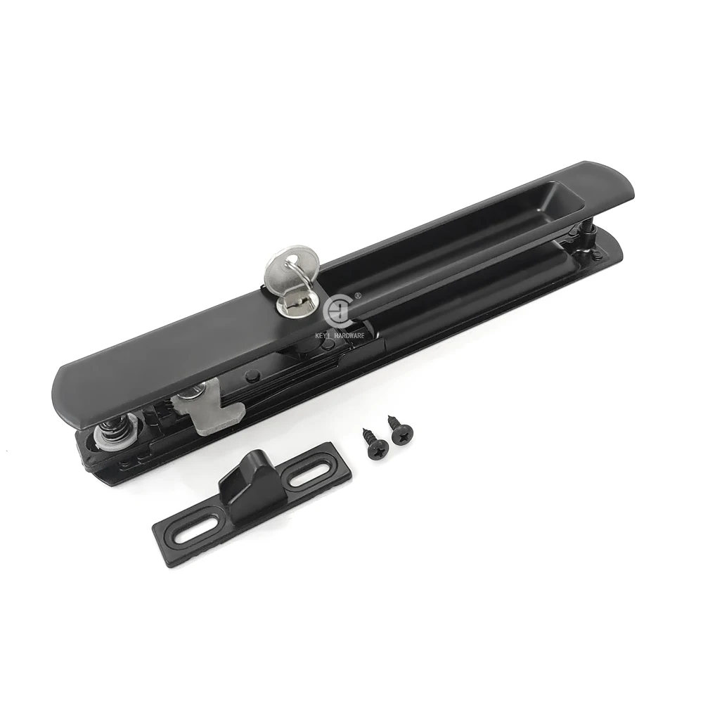 Wholesale J6A Double sided key open locks sliding aluminum window latch lock in stock