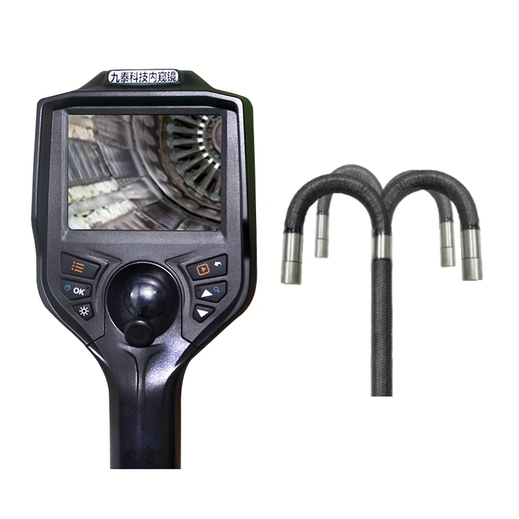 360 degree rotatable 6mm probe industrial pipe video inspection endoscope videoscope snake camera