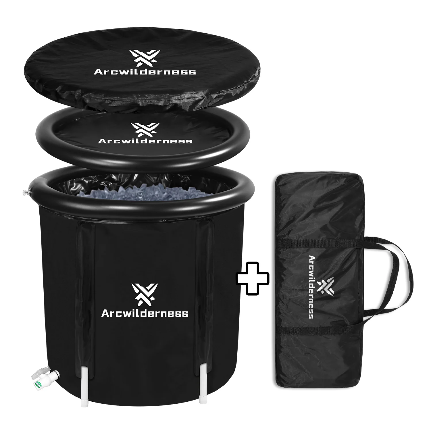 Индивидуальный логотип, оптовая продажа, заводская цена, высокое качество, Складные портативные надувные ванны для льда для взрослых