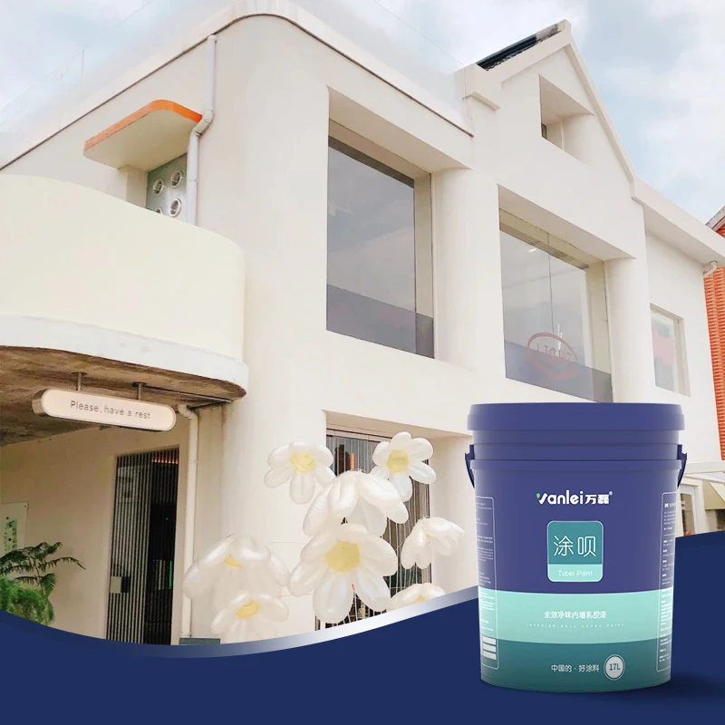 Wanlei китайская краска индивидуальная внешняя латексная настенная краска