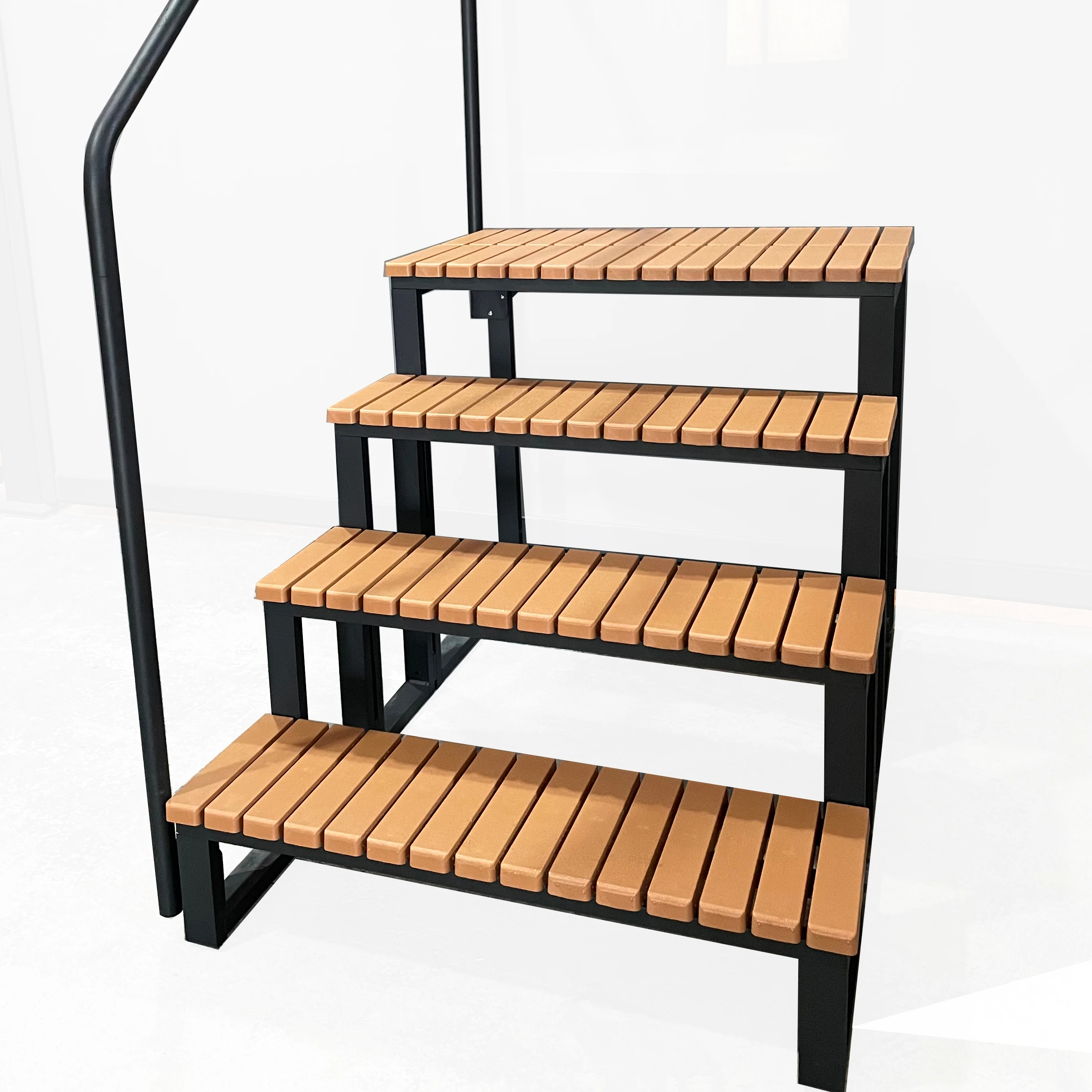 PP material 4 tier Spa Steps Upgrade Universal Spa Steps