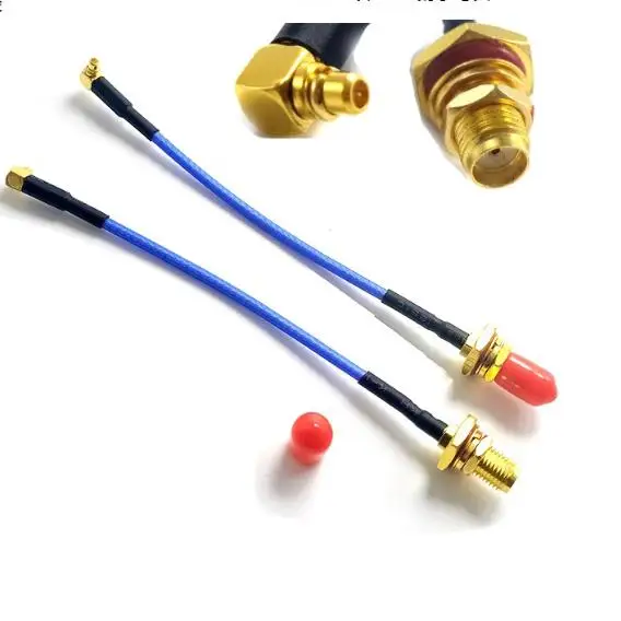 RG316 RG178 RG58  high frequency conversion cable SMA waterproof female to MMCX RF cable