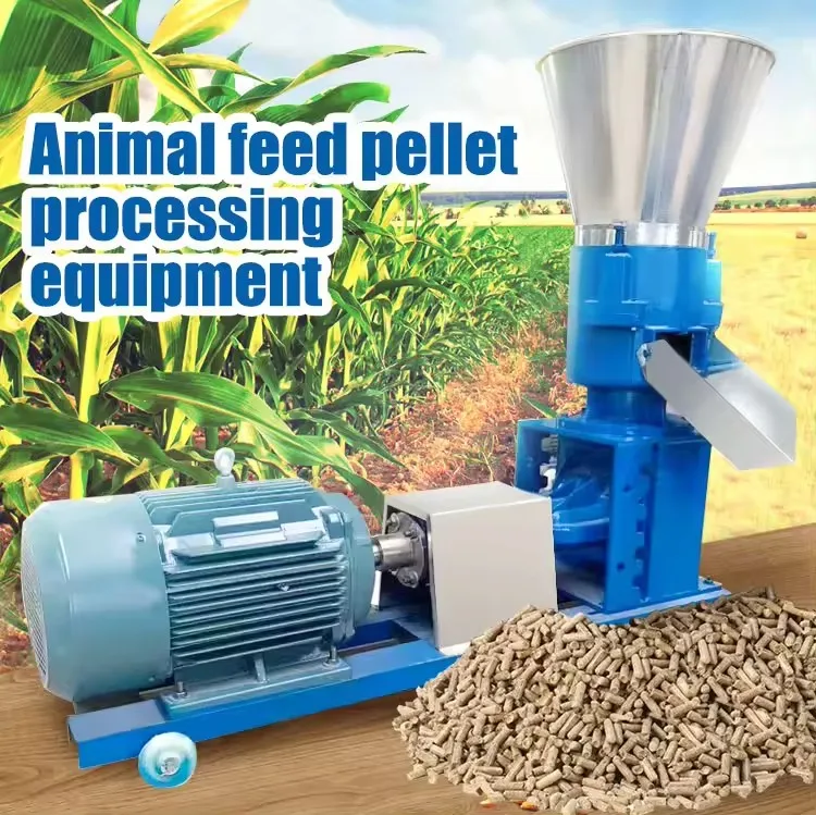 Pellet Making Fodder Poultry Feed Pellet Mill Granulator Poultry Feed Processing Machines For Sale Pelletizer Machine
