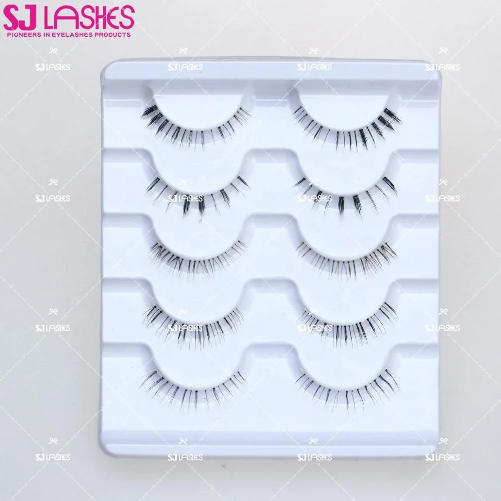Handmade Premium  Bottom Lashes  Wholesale False Lower Strip Under Eye Lashes With Private Box