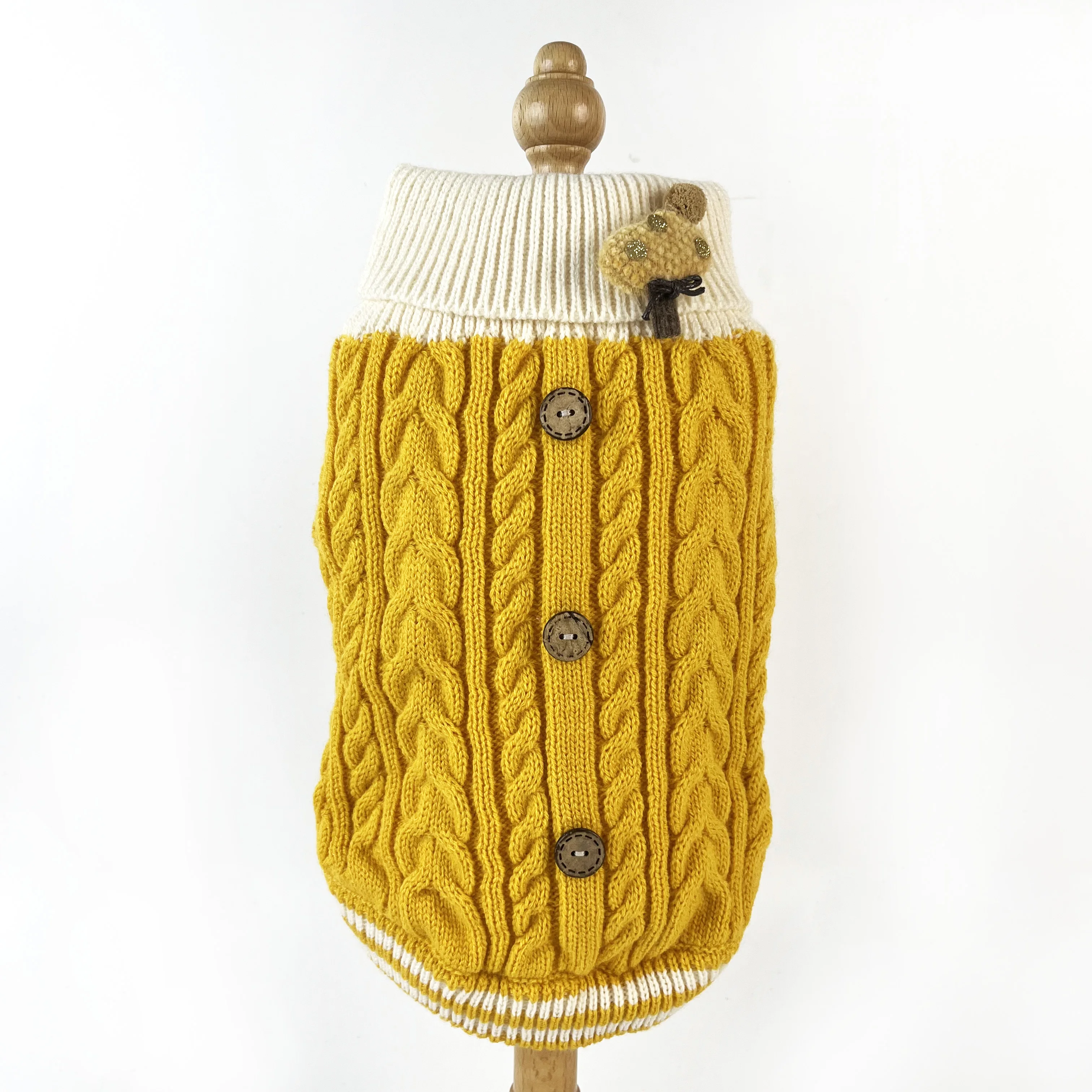 High Quality Autumn Winter  Pet Jumper Puppy Pet Clothing Dog Winter Dresses Warm Pullover Jumper Dogs Sweater Dog Clothes