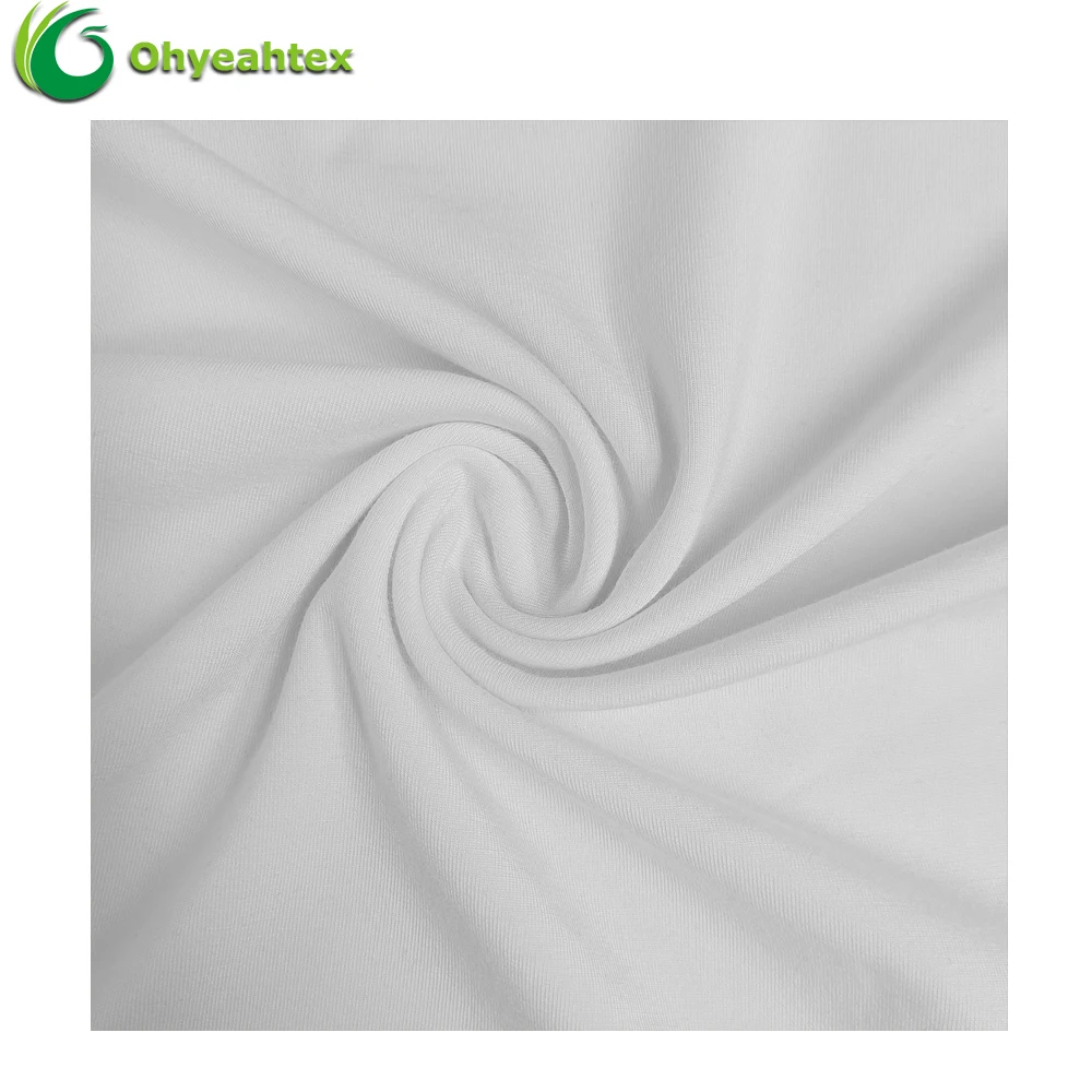 Breathable Recycled 68% Lyocell Bamboo 10%Spandex Fabric For Underwear