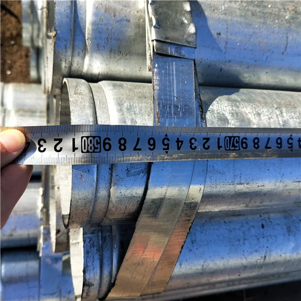  Оцинкованная стальная труба для парникового каркаса из углеродистой стали трубы erw с противопожарной трубой