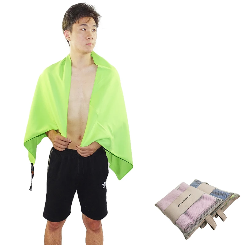 FREE SAMPLE China factory custom quick drying  super absorbent custom LOGO fitness sport  microfiber  towel