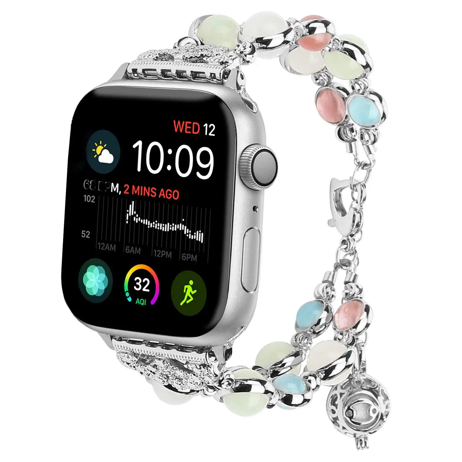 Браслет для часов Iwatch с бусинами