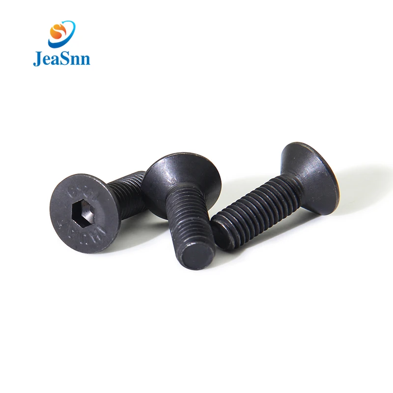 Screw Flat Head Leather M3 Concrete Chassis Socket Din7991 Allen 1*8 Micro M5 Brass Bolts Hex X Furniture Screw Flat Head