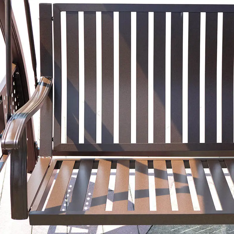 Metal Waterproof All Weather Garden Outdoor Furniture Household Adult 3 Person Patio Hanging Swing