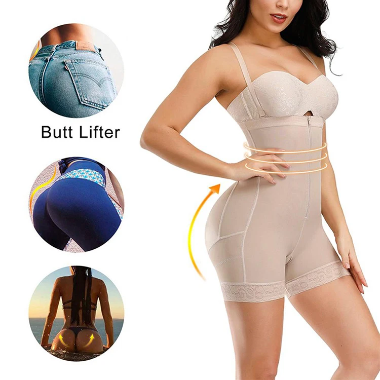 High Quality Lace High Waist Tummy Control Thigh Plasticity Butt Lifter Waist Trainers Body Shaper Slimmiming