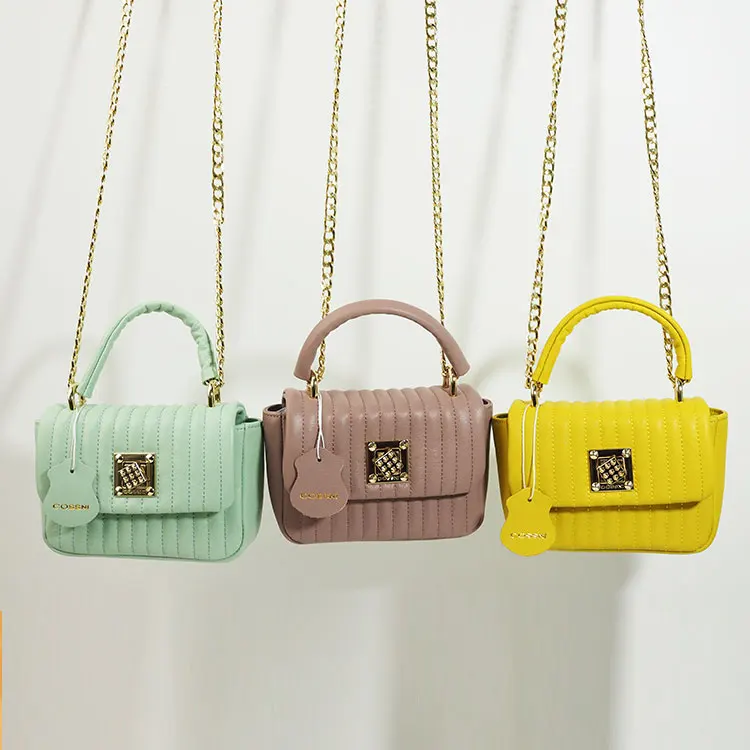 Popular Classic Leather Cute Girl Messenger Bag Fashion Women Handbag