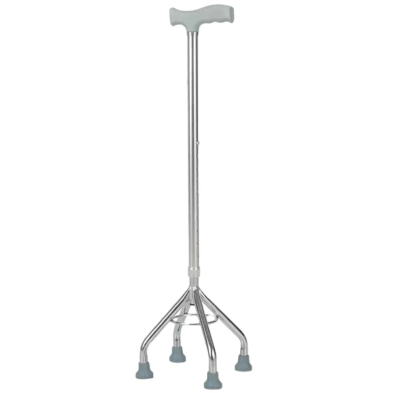 Factory Wholesale Disability Rehabilitation Crutches Adjustable Height Crutches Hand Crutch With 4 Legs