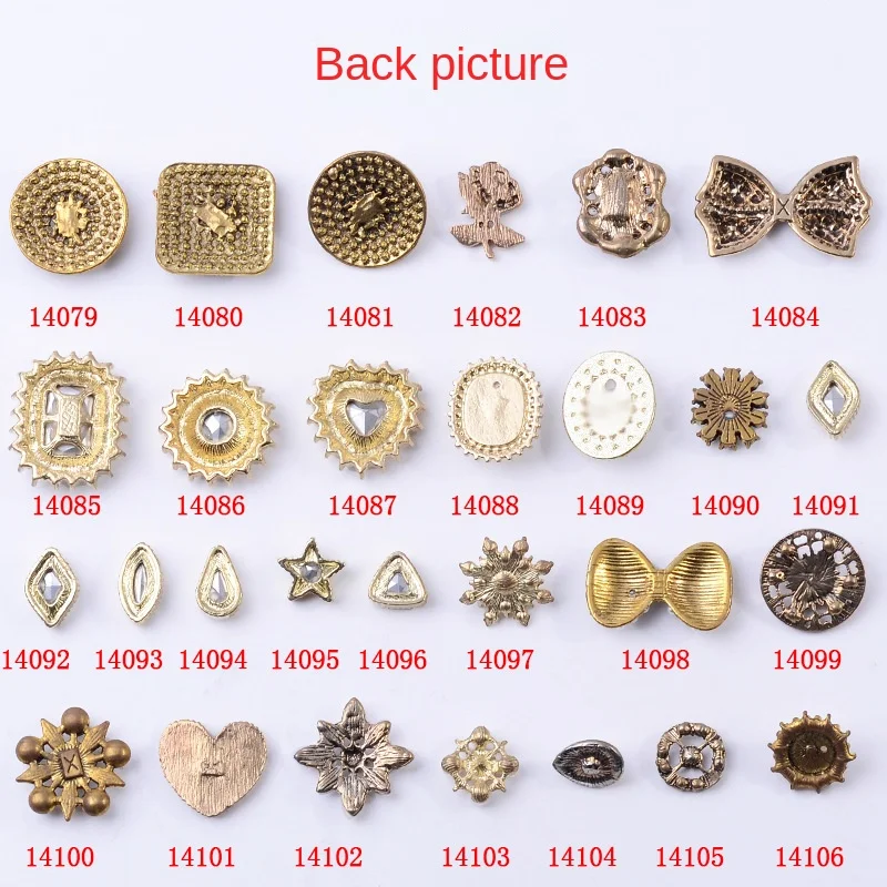 Full rose alloy decoration accessories DIY jewelry clothing bag decoration material