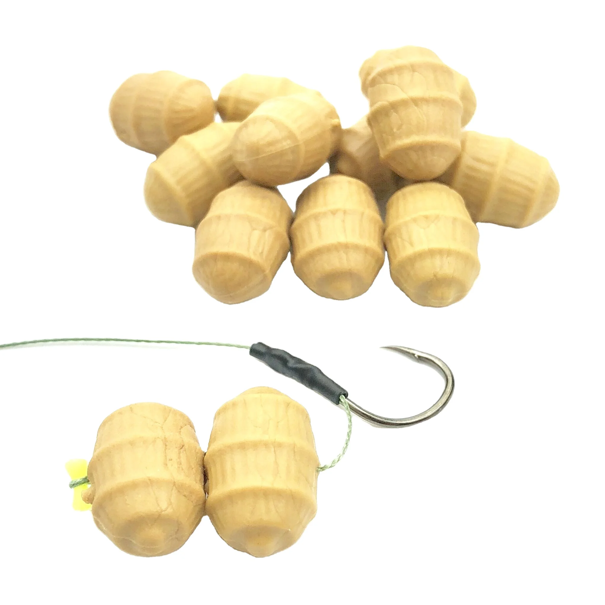 Carp fishing accessories floating baits artificial  tiger nut lures for hair rigs and hooks end tackle