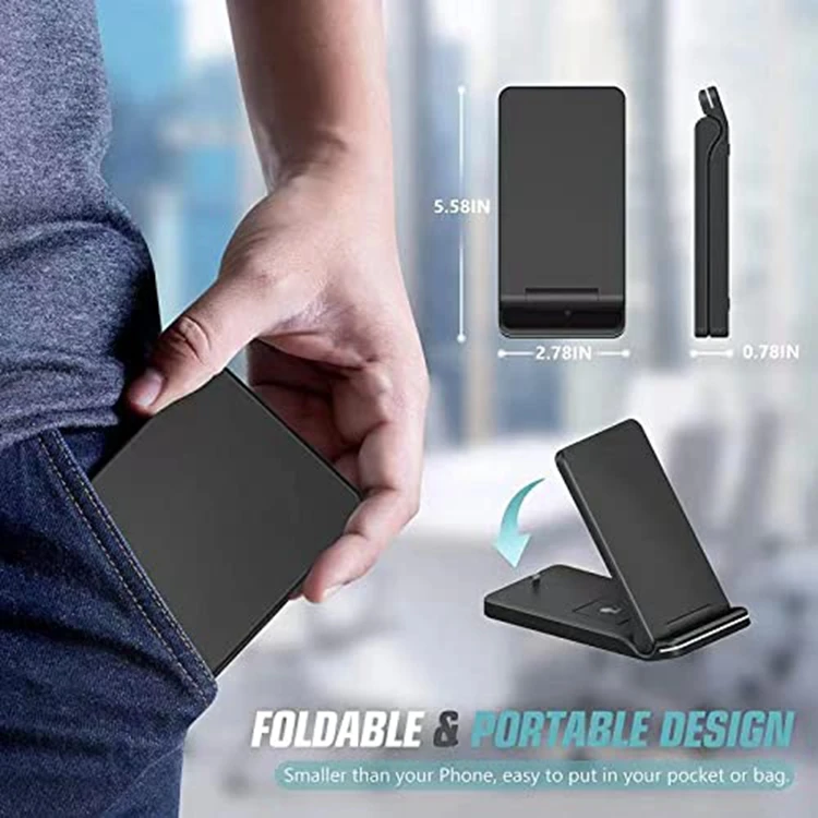 2022  Factory Price Foldable High Quality  15w 3 In 1 Wireless Charger For Iphone 13 12 11 For Samsung Galaxy Note 20