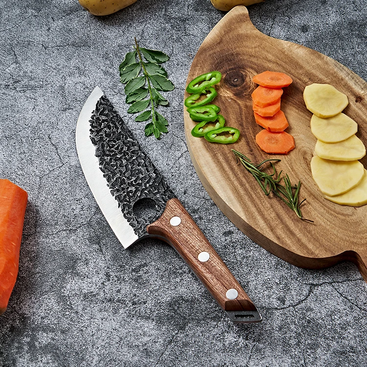 10 Inch Japanese Style Chef Knife Super Sharp Stainless Steel Chopper Butcher with Wood Handle Damascus Blade for Kitchen Use