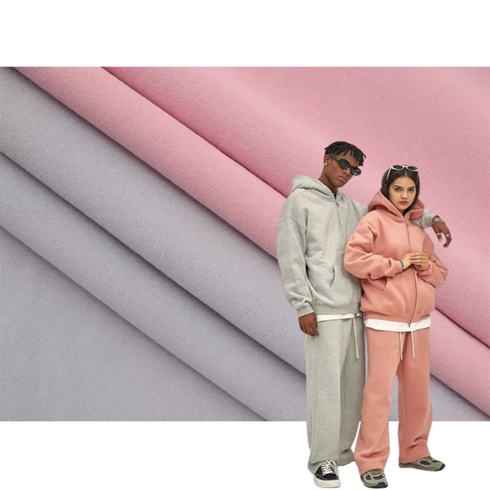 ZM018 Various Suits Polar Fleece Fabric Sweat T Shirt Fabric Poly Knitted Soft 100% Polyester Fabric