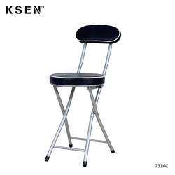 Color foldable steel chair KC-7316C