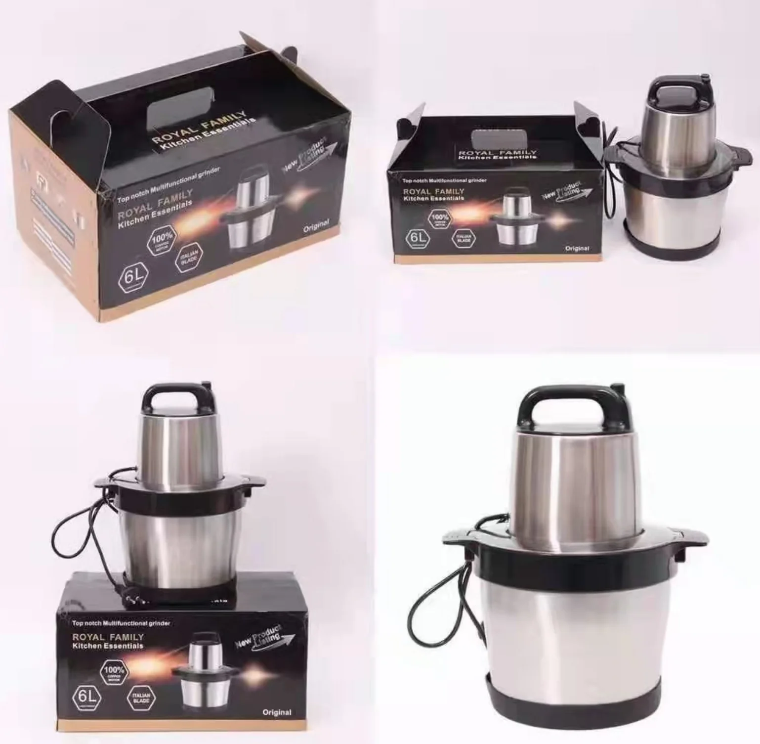 2023 hot sale yam pounder machine 6L fufu pounding blender meat chopper electric All copper motor meat grinder