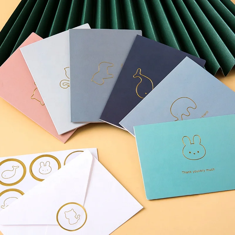 Wholesale Custom Print Creative Vintage Thank You Card Postcards