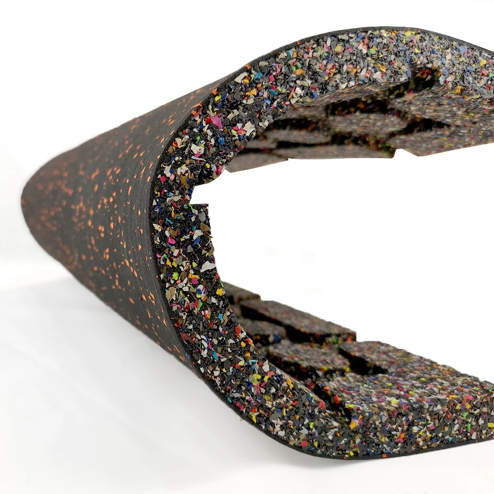 Non-Slip Gym Flooring Mat for Home Gym Ultra Durable 10mm Thick for Plyo MMA Jump Weightlifting Shoe Friendly