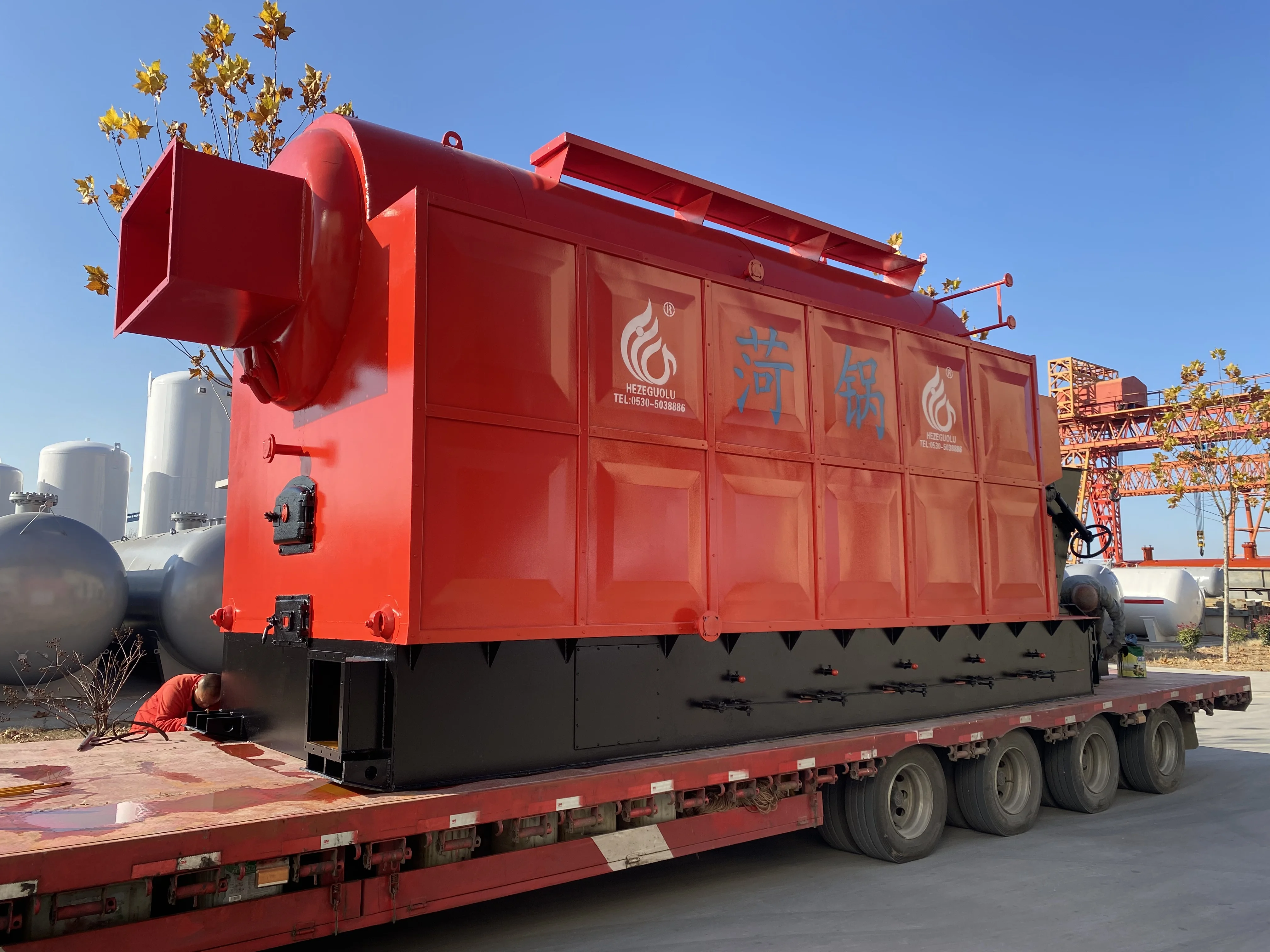 Промышленный паровой котел горелка на биомассе уголь для крупной обрабатывающей