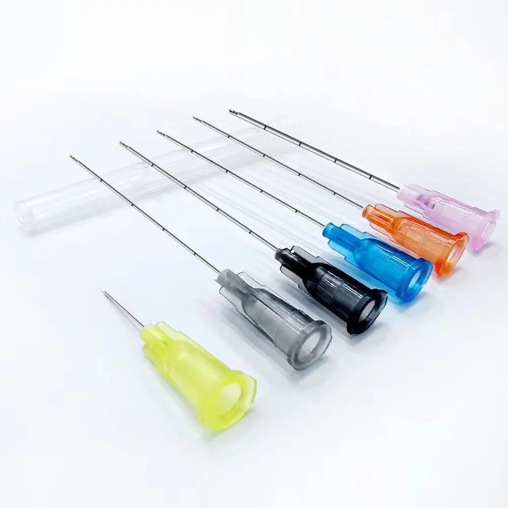 High Quality Precision 23G 38mm 50mm 70mm Ultra Fine Blunt Tip Sterile For Derm Filler