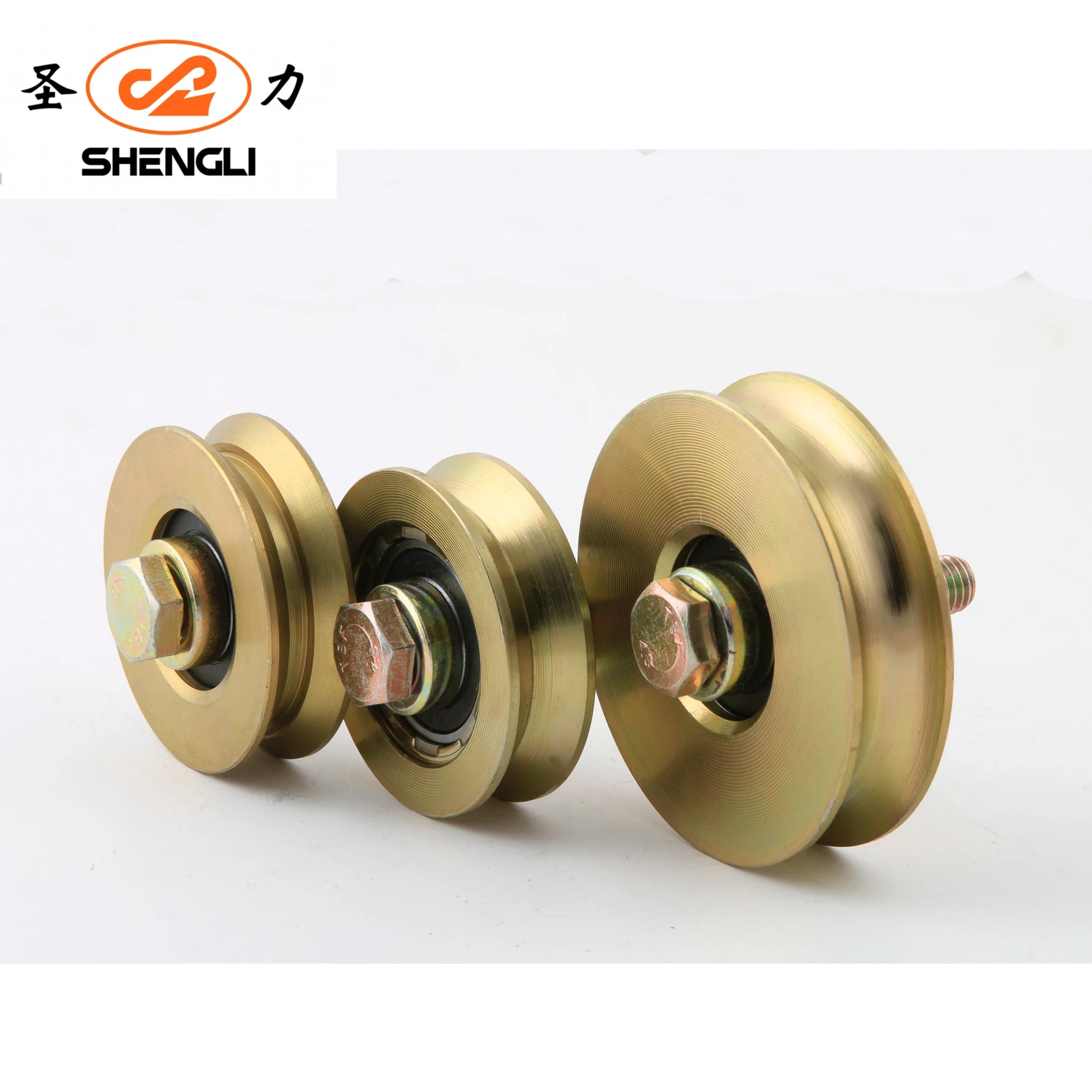 High Quality Sliding Gate Pully Metal Pulley Wheels with Single Bearing Y Groove