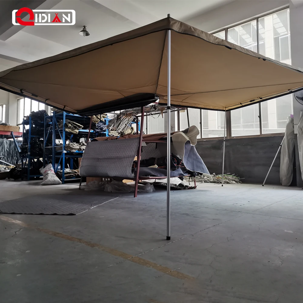 Cheaper price good quality Retractable awning tent for car 4x4 4wd foxwing awning tent 2.1m radius