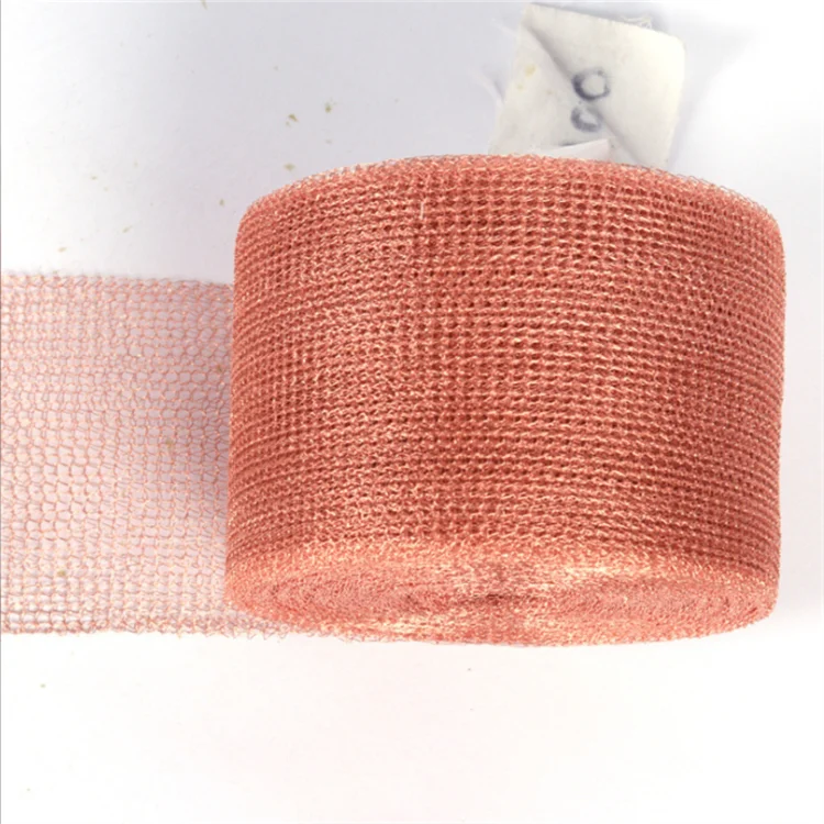tinned copper knitted wire mesh/brass/copper knitted wire mesh