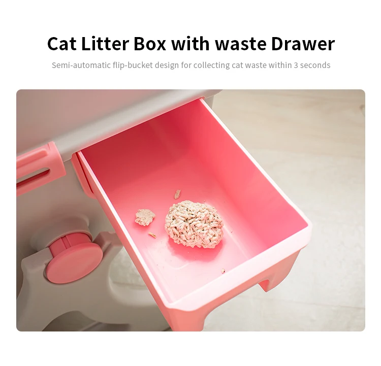Best Selling Wholesale Factory Manufacture Pet Products Plastic Pet grooming Big Size foldable  cat litter box