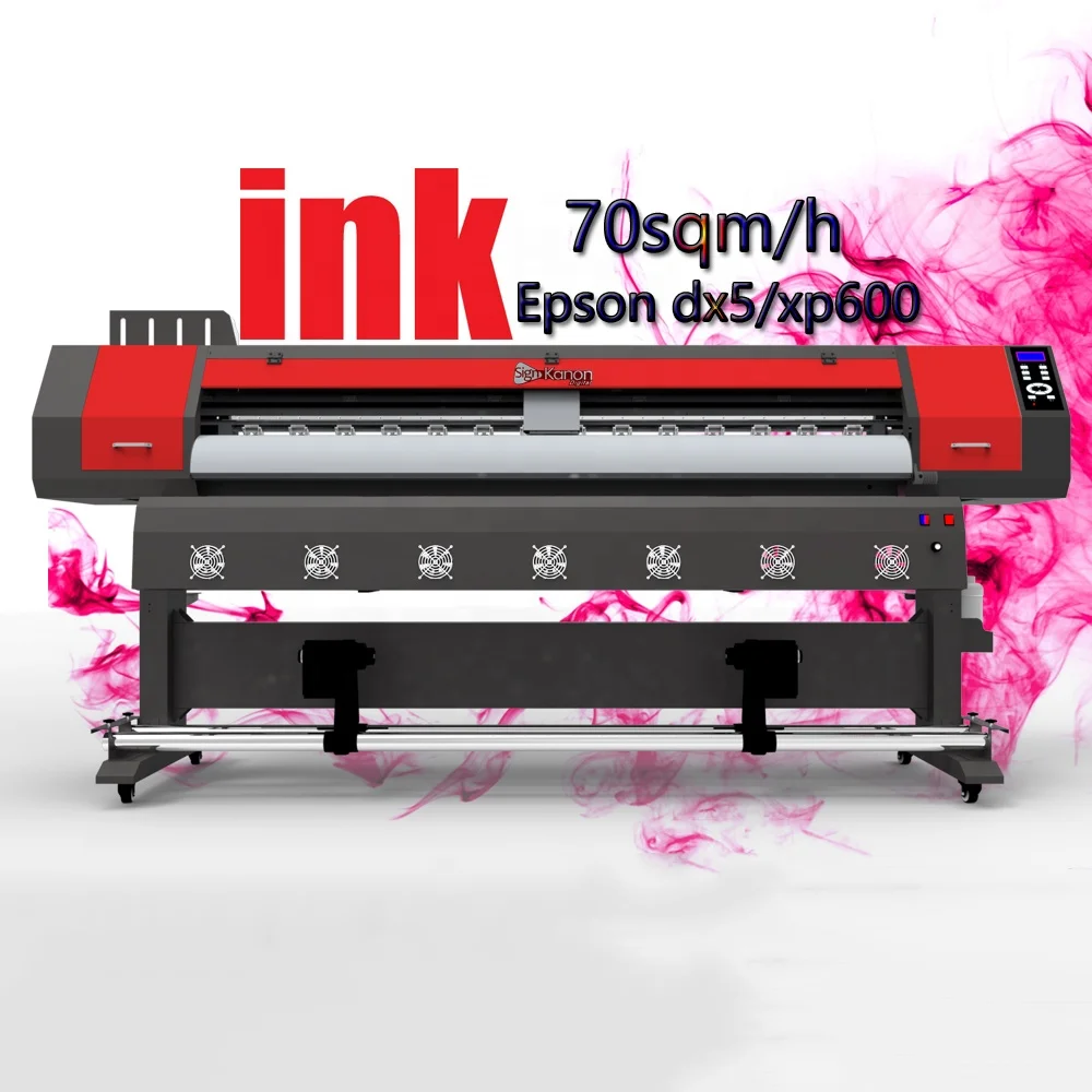1.3m/1.6m/1.8m/1.9m Wide Outdoor Vinyl Car stickerIndoor Eco solvent Printer with xp600/dx5/dx7/i3200