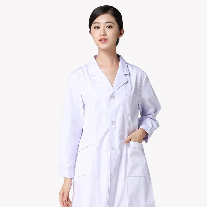 Hospital uniform New Design Dress Smock Medical Lab Coat for Sale Doctor Nurse Cotton Thicker Hospital Staff Uniforms