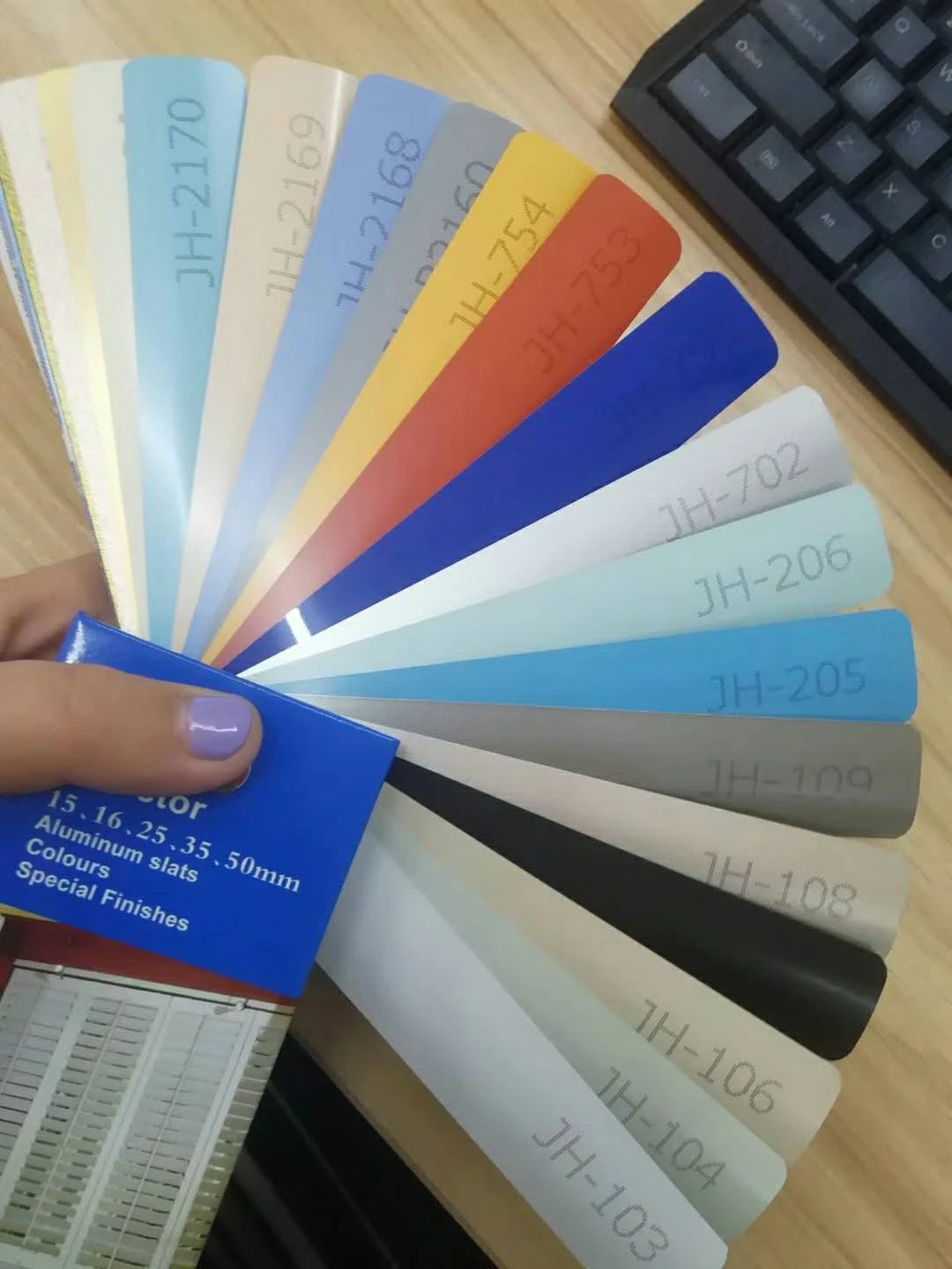 All color Aluminum Slat Coils of Venetian Blinds