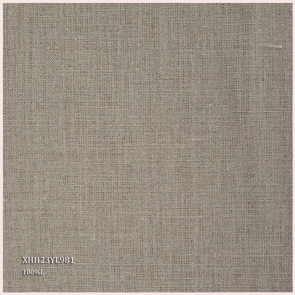Fabric for Garment Best Price Excellent Quality 100% Pure Linen Shirt Woven Plain Lightweight Women Linen Shirt Dress 5 Meters