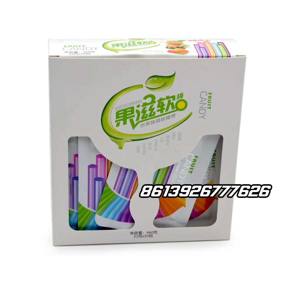 Super Viviga Bag Packing Cc Jelly Sticks Fruit Flavor Sweet Pudding Candy