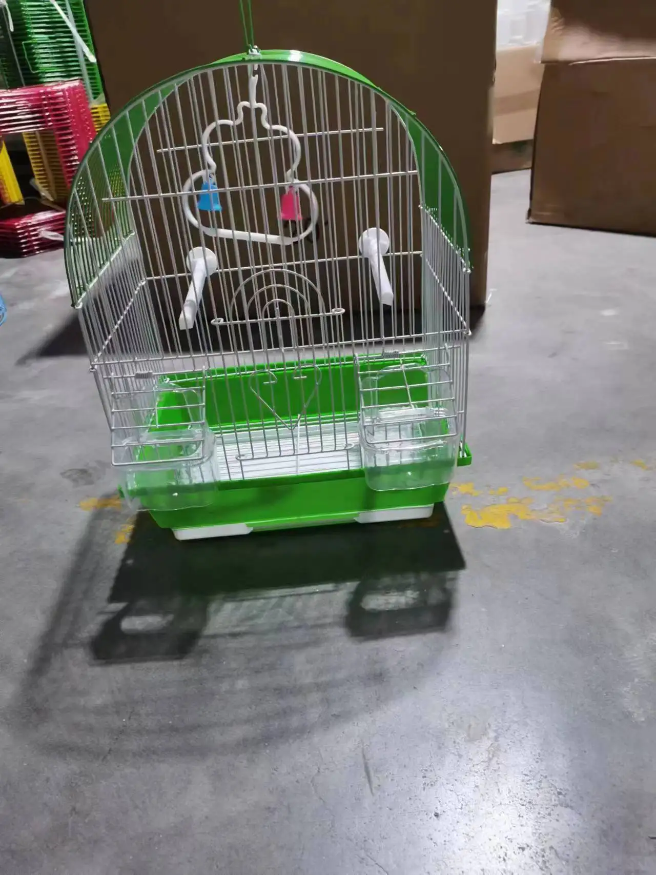 Wholesale High quality In stock Iron Ornamental Metal Small canary Bird Cage