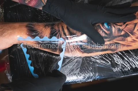 Allow shower Adhesive Breathable Transparent Tattoo Protective film  Aftercare Dressing Bandage Roll