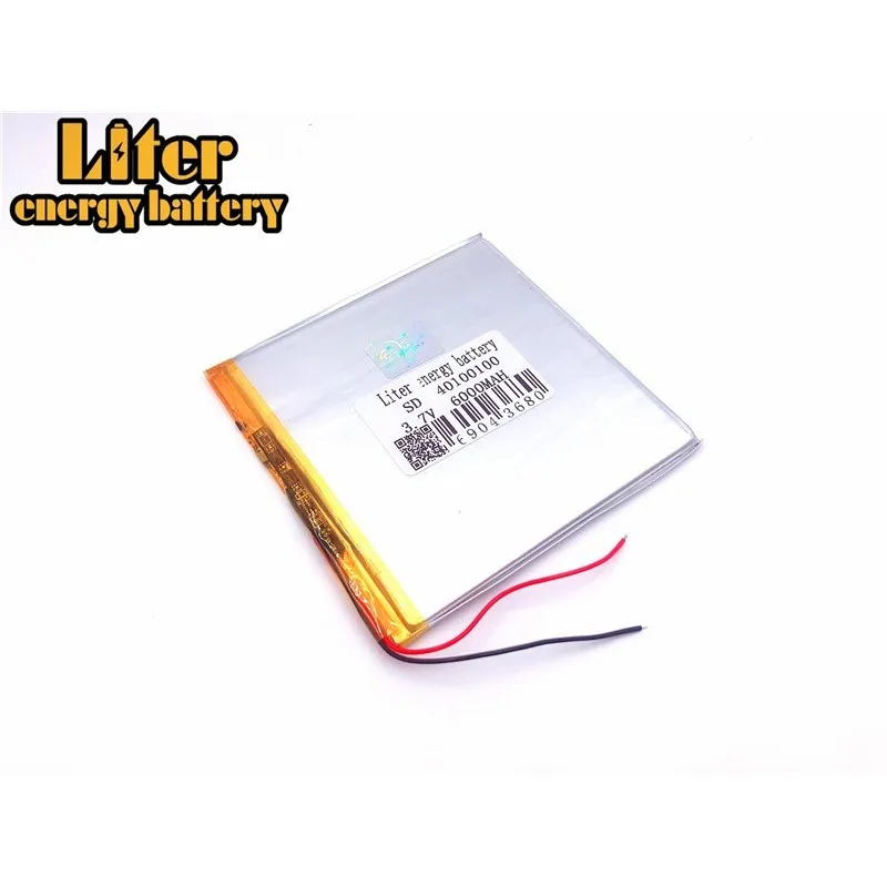 3 7 V 6000mAh 40100100 аккумулятор планшетный ПК компьютер универсальный бренд перезаряжаемой литий-полимерной